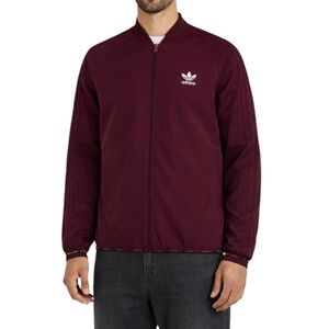 NWT Adidas Originals Men’s Superstar Track Jacket Maroon Size L/XL